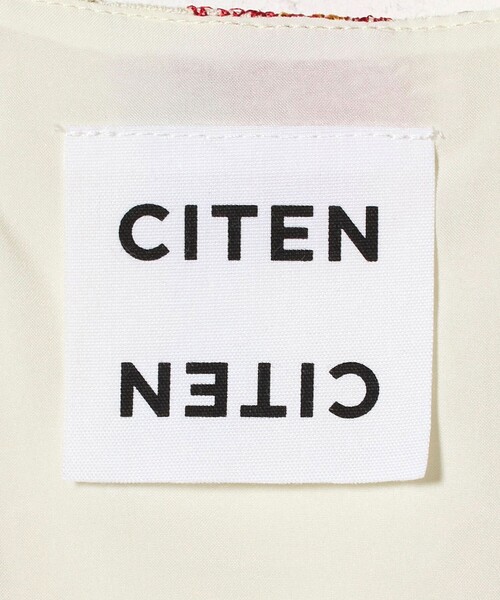 CITEN（シテン）の「＜CITEN＞ブロックフラワーシシュウベスト（ベスト・レディース・オフホワイト/ブラック・FREE）」の15枚目の写真