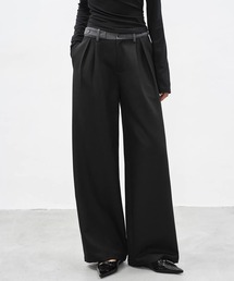 EIGHTHMONTH（エイスマンス）の「ウエストコントラスト ワイドスラックス EM26s025【EIGHTHMONTH】（スラックス）」