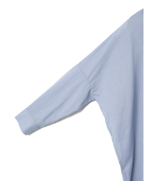 mizuiroind（ミズイロインド）の「mizuiro ind T/Cシアーワイドシャツ（シャツ/ブラウス・レディース・ライトブルー/オフホワイト/チャコールグレー/ベージュ/ネイビー・FREE）」の21枚目の写真