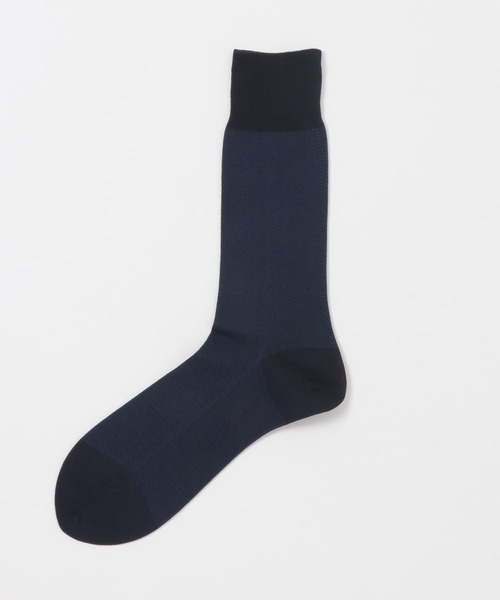 URBAN RESEARCH DOORS（アーバンリサーチドアーズ）の「LIFE STYLE TAILOR　バーズアイドレスソックス（ソックス/靴下・メンズ・ネイビー/ブラウン/ブラック・-）」の3枚目の写真