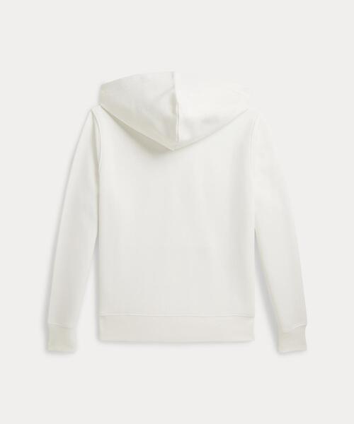 POLO RALPH LAUREN CHILDRENSWEAR(ポロ ラルフ ローレン チルドレンズウェア)の「ロゴ フリース フーディ(パーカー・キッズ・ホワイト・L/M/S/XL)」の2枚目の写真
