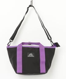 GREGORY（グレゴリー）の「ボートトートS BOAT TOTE S ブラックXパープル（ショルダーバッグ）」