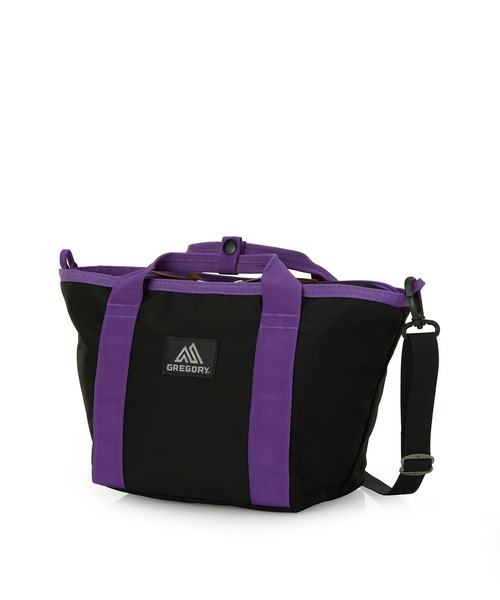 GREGORY(グレゴリー)の「ボートトートS BOAT TOTE S ブラックXパープル(トートバッグ・メンズ・ブラック×パープル・ONE SIZE)」の1枚目の写真