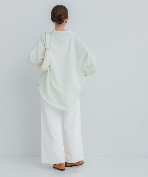 coca（coca）（コカ）の「タックデニムパンツ（デニムパンツ・レディース・ホワイト/ブルー・L/M/S）」の13枚目の写真