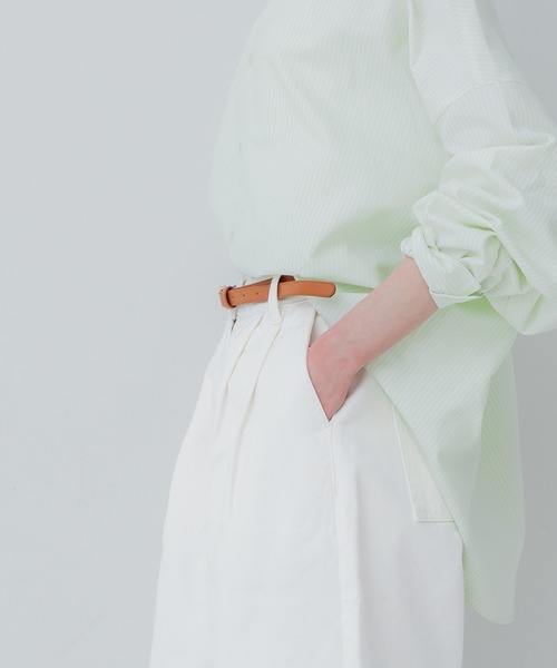 coca（coca）（コカ）の「タックデニムパンツ（デニムパンツ・レディース・ホワイト/ブルー・L/M/S）」の14枚目の写真