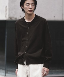 WYM LIDNM（ウィム バイ リドム）の「T/C CREW COMPACT CARDIGAN（カーディガン/ボレロ）」