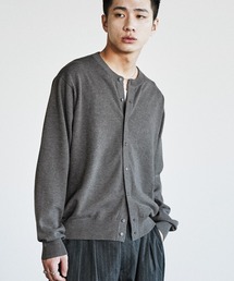 WYM LIDNM | T/C CREW COMPACT CARDIGAN(カーディガン/ボレロ)
