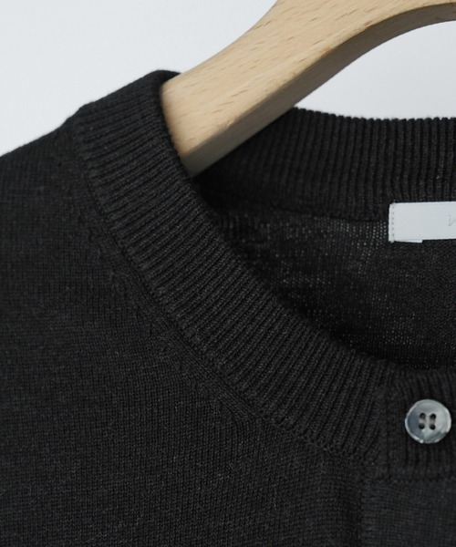 WYM LIDNM（ウィム バイ リドム）の「T/C CREW COMPACT CARDIGAN