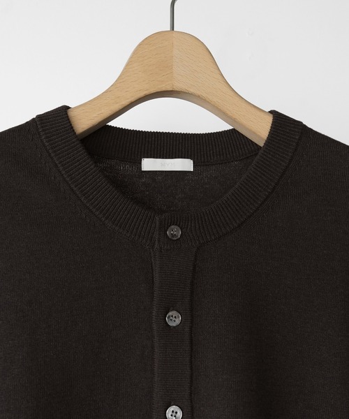 WYM LIDNM（ウィム バイ リドム）の「T/C CREW COMPACT CARDIGAN