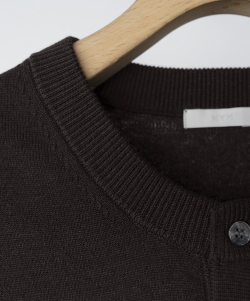 WYM LIDNM（ウィム バイ リドム）の「T/C CREW COMPACT CARDIGAN
