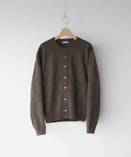 WYM LIDNM（ウィム バイ リドム）の「T/C CREW COMPACT CARDIGAN