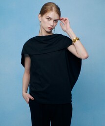 【LOULOU WILLOUGHBY】ケープデコルテトップス