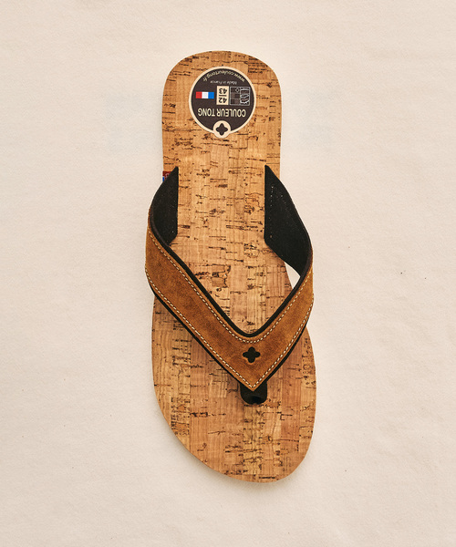 417 EDIFICE(フォーワンセブンエディフィス)の「【COULEUR TONG】SPERONE-LIEGE サンダル(サンダル・メンズ・ブラウン/ベージュ/カーキ・40/42/44)」の9枚目の写真