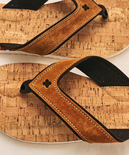 417 EDIFICE(フォーワンセブンエディフィス)の「【COULEUR TONG】SPERONE-LIEGE サンダル(サンダル・メンズ・ブラウン/ベージュ/カーキ・40/42/44)」の12枚目の写真