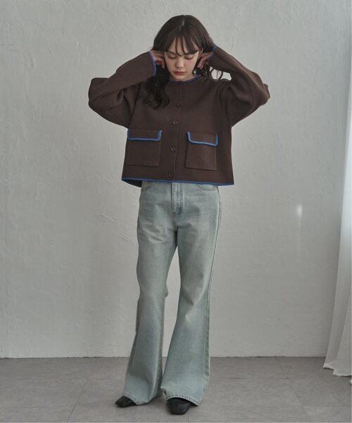 notch.(ノッチ)の「デニムフレアパンツ(デニムパンツ・レディース・ブルー/サックスブルー・M)」の20枚目の写真