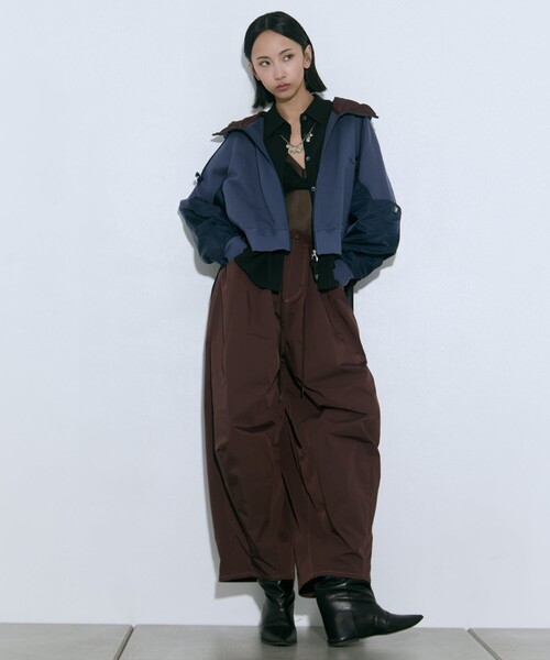 TOGA PULLA（トーガ　プルラ）の「【TOGA PULLA/トーガプルラ】Metal motif loop tie/メタルモチーフループタイ（ネックレス・レディース・シルバー・FREE）」の3枚目の写真