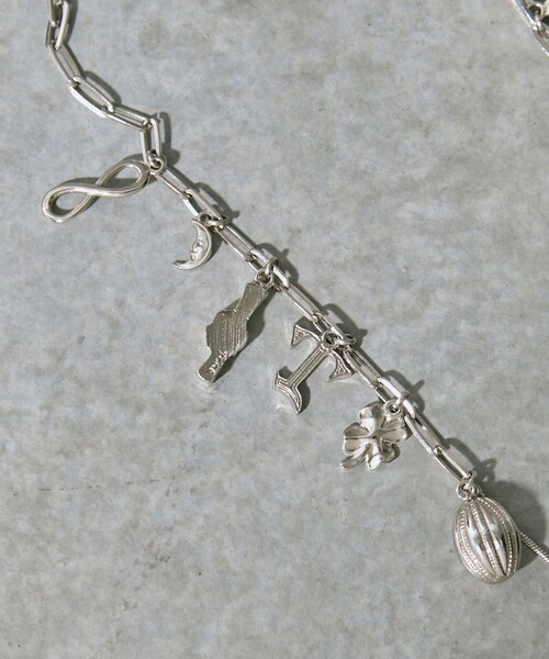 TOGA PULLA（トーガ　プルラ）の「【TOGA PULLA/トーガプルラ】Metal motif loop tie/メタルモチーフループタイ（ネックレス・レディース・シルバー・FREE）」の14枚目の写真