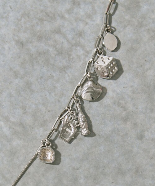 TOGA PULLA（トーガ　プルラ）の「【TOGA PULLA/トーガプルラ】Metal motif loop tie/メタルモチーフループタイ（ネックレス・レディース・シルバー・FREE）」の15枚目の写真