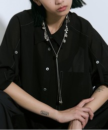 TOGA PULLA | 【TOGA PULLA/トーガプルラ】Metal motif loop tie/メタルモチーフループタイ(ネックレス)