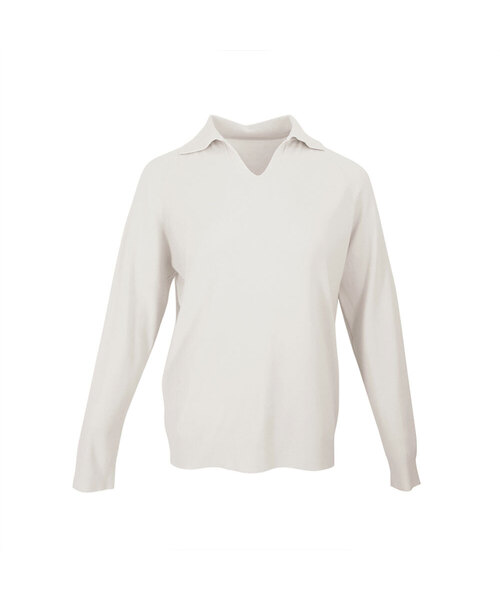 VASCARA(バスカラ)の「V Collar Neck Raglan Long Sleeve Knitwear (6colors)(ニット/セーター・レディース・ブラック/ライトベージュ/ライトブルー/ブラウン/クリーム/ライトイエロー・FREE)」の3枚目の写真
