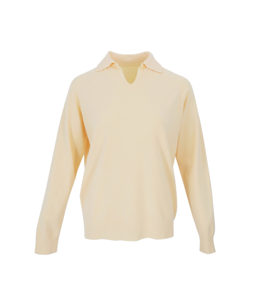 VASCARA(バスカラ)の「V Collar Neck Raglan Long Sleeve Knitwear (6colors)(ニット/セーター・レディース・ブラック/ライトベージュ/ライトブルー/ブラウン/クリーム/ライトイエロー・FREE)」の9枚目の写真