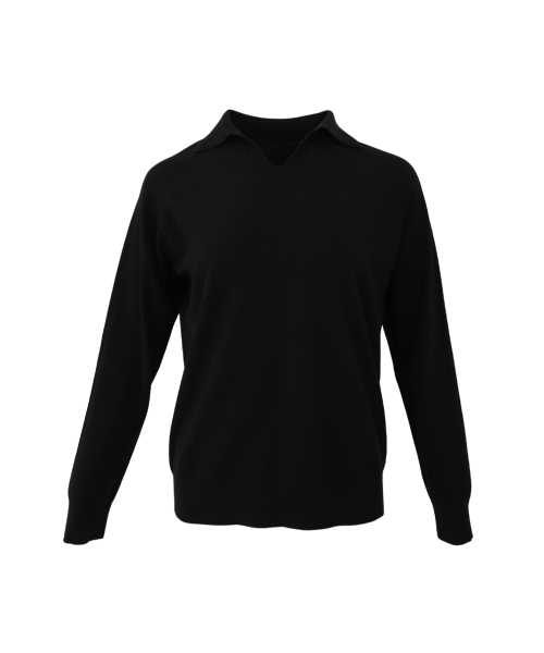 VASCARA(バスカラ)の「V Collar Neck Raglan Long Sleeve Knitwear (6colors)(ニット/セーター・レディース・ブラック/ライトベージュ/ライトブルー/ブラウン/クリーム/ライトイエロー・FREE)」の11枚目の写真