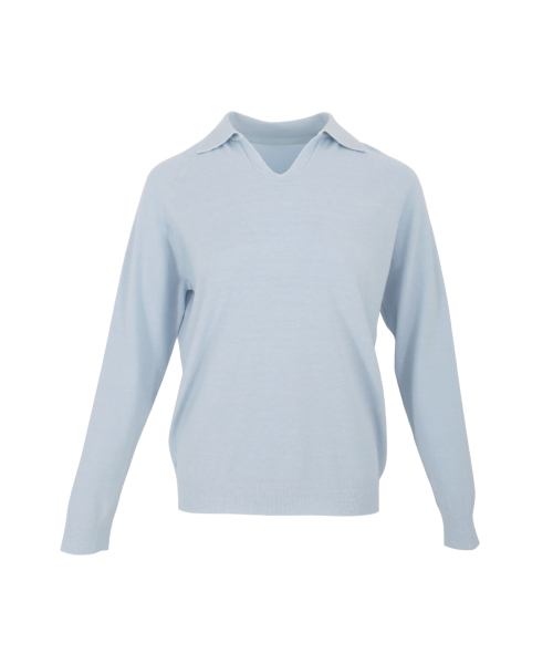 VASCARA(バスカラ)の「V Collar Neck Raglan Long Sleeve Knitwear (6colors)(ニット/セーター・レディース・ブラック/ライトベージュ/ライトブルー/ブラウン/クリーム/ライトイエロー・FREE)」の12枚目の写真