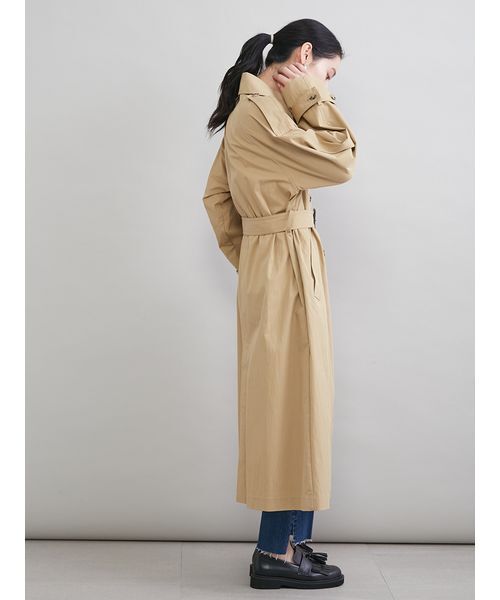 Mila Owen（ミラオーウェン）の「撥水オーバーサイズトレンチコート（トレンチコート・レディース・ライトブルー/マルチ/ベージュ・0/1）」の22枚目の写真