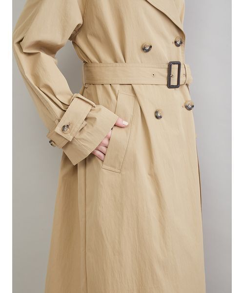 Mila Owen（ミラオーウェン）の「撥水オーバーサイズトレンチコート（トレンチコート・レディース・ライトブルー/マルチ/ベージュ・0/1）」の16枚目の写真