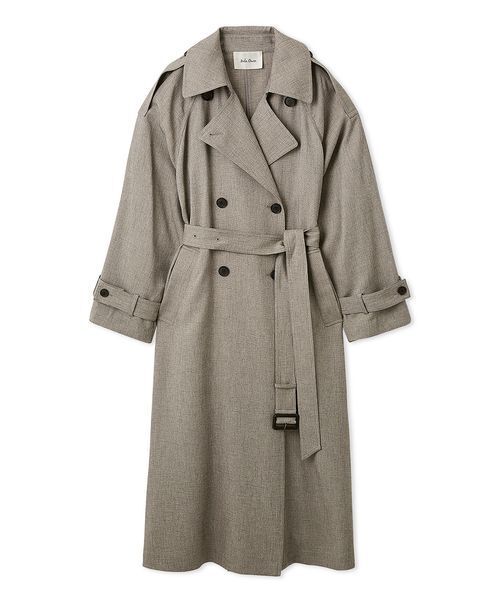 Mila Owen（ミラオーウェン）の「撥水オーバーサイズトレンチコート（トレンチコート・レディース・ライトブルー/マルチ/ベージュ・0/1）」の5枚目の写真