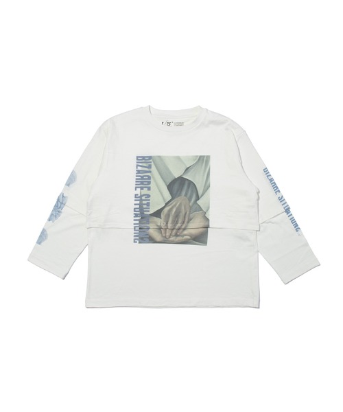 F/CE. （エフシーイー）の「F/CE.  SHELLFISH BY M.ENOMOTO LAYERED T / エフシーイー シェルフィッシュ バイ マリコ・エノモト レイヤード ティー（Tシャツ/カットソー・メンズ・ブルー/ブラック/ホワイト・LARGE/MEDIUM/SMALL）」の2枚目の写真
