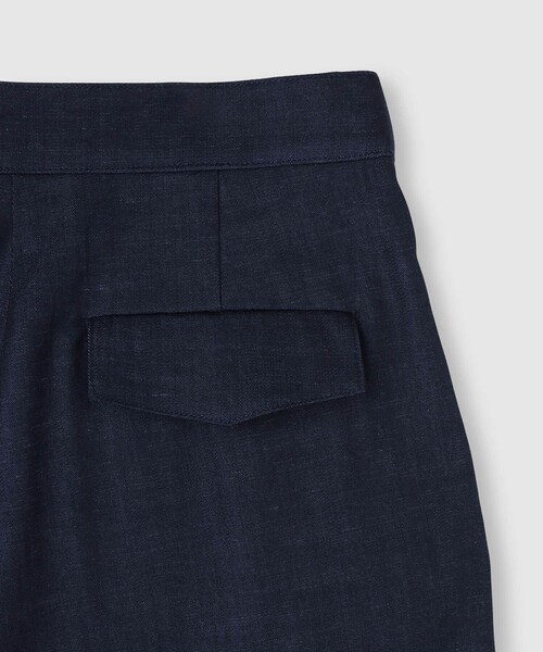 allureville（アルアバイル）の「デニムライクマリンパンツ（その他パンツ・レディース・ホワイト/ネイビー/ブルー・2/1/0）」の6枚目の写真