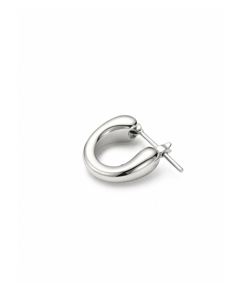 Lyvi(ライビィ)の「Drop Curve Hoop Pierce / 金属アレルギー対応(ピアス(両耳用)・レディース・シルバー/ゴールド・FREE)」の14枚目の写真