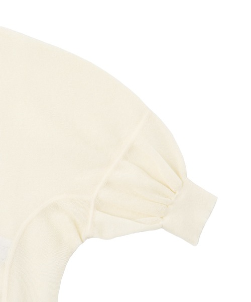 DRESSLAVE（ドレスレイブ）の「ALLONGE Vneck cardigan(アロンジェ Vネックカーディガン)（カーディガン/ボレロ・レディース・チャコールグレー/レッド/ホワイト・38）」の16枚目の写真