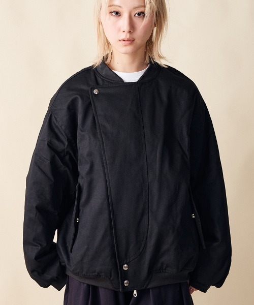 rehacer : Slant Twill Bomber Jacket / スラント ツイル ボンバー ジャケット