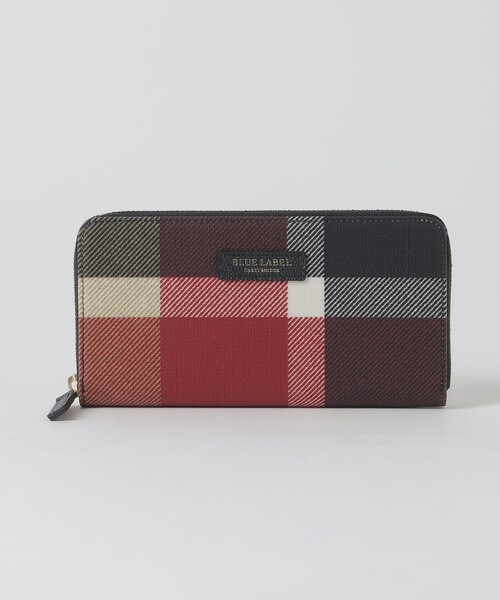 クレストブリッジチェックPVC長財布（財布）｜BLUE LABEL CRESTBRIDGE