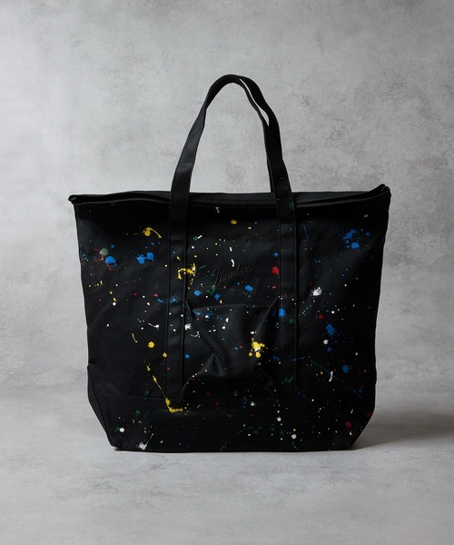 HAND PAINTED CANVAS BIG TOTE BAG / ハンドペイント コットン