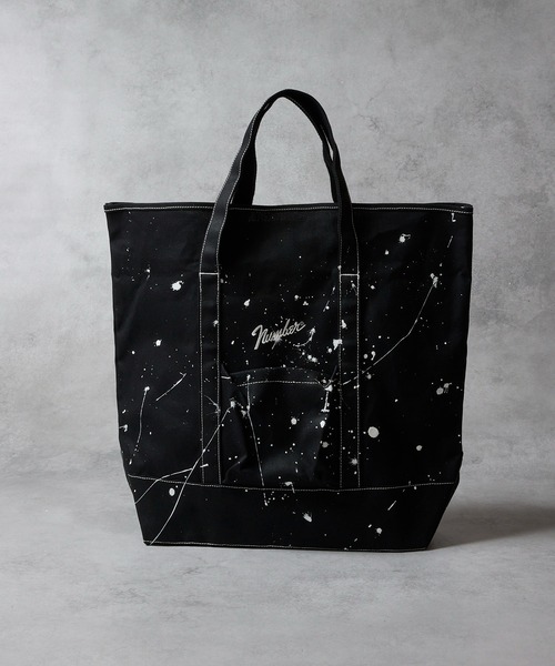 NUMBER (N)INE(ナンバーナイン)の「HAND PAINTED CANVAS BIG TOTE BAG / ハンドペイント コットン キャンバス ビッグ トートバッグ(トートバッグ・メンズ・ブラック/ブラック系その他2/アイボリー・FREE)」の19枚目の写真