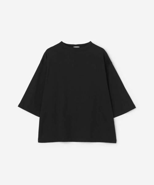 handvaerk(ハンドバーク)の「handvaerk | 60/2 ボトルネックTシャツ SOLID WOMEN(Tシャツ/カットソー・レディース・ブラック/グレー系その他/ホワイト/グリーン系その他/ダークグレー/ピンク系その他/ホワイト系その他・S)」の4枚目の写真