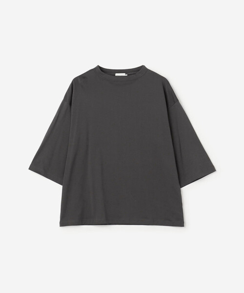 handvaerk(ハンドバーク)の「handvaerk | 60/2 ボトルネックTシャツ SOLID WOMEN(Tシャツ/カットソー・レディース・ブラック/グレー系その他/ホワイト/グリーン系その他/ダークグレー/ピンク系その他/ホワイト系その他・S)」の9枚目の写真