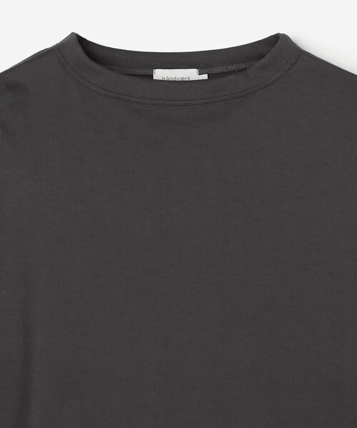 handvaerk(ハンドバーク)の「handvaerk | 60/2 ボトルネックTシャツ SOLID WOMEN(Tシャツ/カットソー・レディース・ブラック/グレー系その他/ホワイト/グリーン系その他/ダークグレー/ピンク系その他/ホワイト系その他・S)」の11枚目の写真