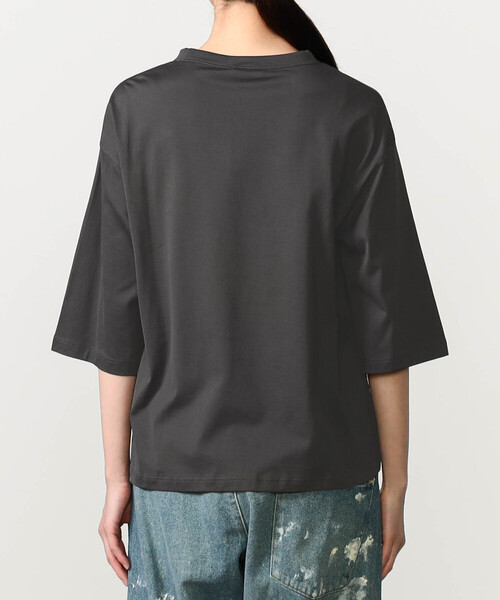 handvaerk(ハンドバーク)の「handvaerk | 60/2 ボトルネックTシャツ SOLID WOMEN(Tシャツ/カットソー・レディース・ブラック/グレー系その他/ホワイト/グリーン系その他/ダークグレー/ピンク系その他/ホワイト系その他・S)」の16枚目の写真