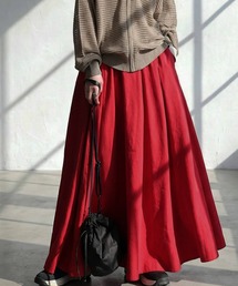 antiqua（アンティカ）の「リネン混素材 ロング スカート（スカート）」