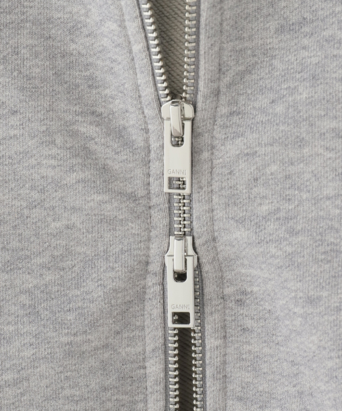 GANNI(ガニー)の「GANNI / ガニー Essential Isoli Zip Hoodie(パーカー・レディース・その他・X-SMALL)」の8枚目の写真