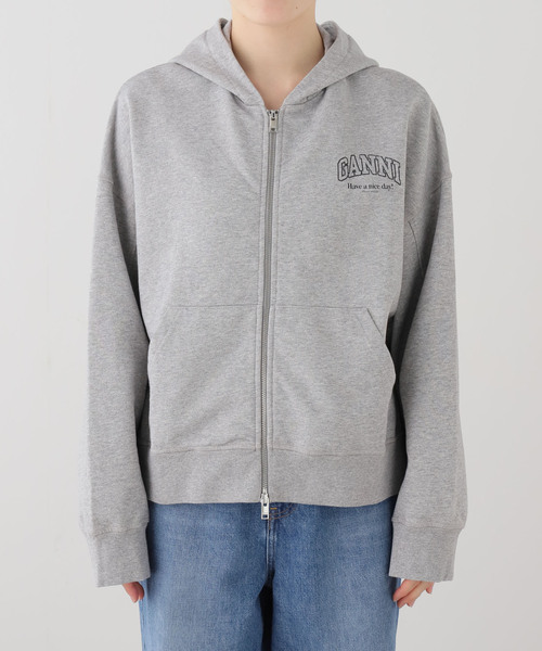 GANNI(ガニー)の「GANNI / ガニー Essential Isoli Zip Hoodie(パーカー・レディース・その他・X-SMALL)」の14枚目の写真