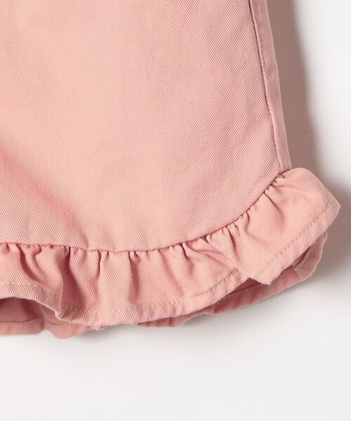 p.premier（ピードットプルミエ）の「カラーツイル&デニムラウンドヘムフリルショートパンツ（その他パンツ・キッズ・ブルー/アイボリー/チャコール/ミント/ピンク・80/90/100/110/120/130/140）」の14枚目の写真