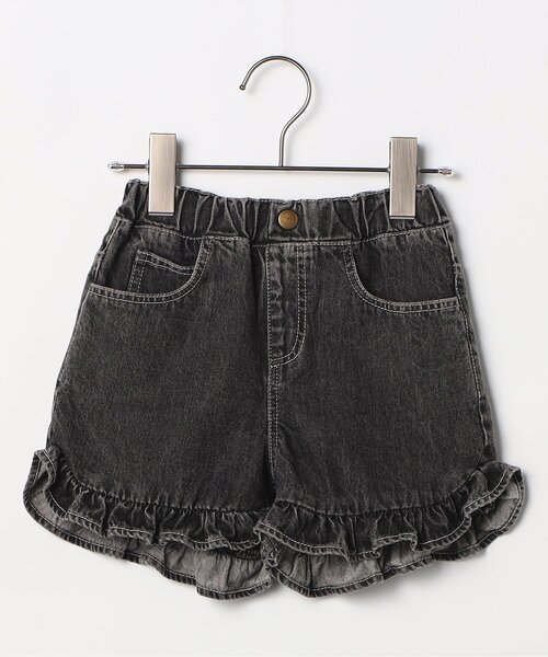 p.premier（ピードットプルミエ）の「カラーツイル&デニムラウンドヘムフリルショートパンツ（その他パンツ・キッズ・ブルー/アイボリー/チャコール/ミント/ピンク・80/90/100/110/120/130/140）」の16枚目の写真