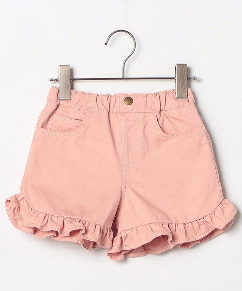 p.premier（ピードットプルミエ）の「カラーツイル&デニムラウンドヘムフリルショートパンツ（その他パンツ・キッズ・ブルー/アイボリー/チャコール/ミント/ピンク・80/90/100/110/120/130/140）」の18枚目の写真