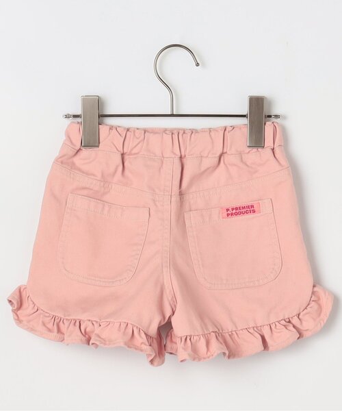 p.premier(ピードットプルミエ)の「カラーツイル&デニムラウンドヘムフリルショートパンツ(その他パンツ・キッズ・ブルー/アイボリー/チャコール/ミント/ピンク・80/90/100/110/120/130/140)」の11枚目の写真