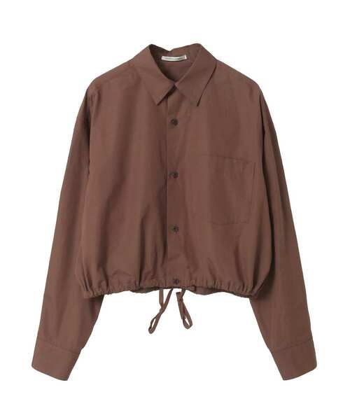 CURRENTAGE（カレンテージ）の「TYPEWRITER SHIRT BLOUSON（シャツ/ブラウス・レディース・ブラウン/グリーン/ブルー・FREE）」の2枚目の写真